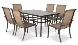 7-Piece Nuu Garden Metal Outdoor Patio Dining Set for $410 – 44% Off