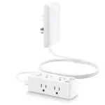 Olcorife Flat Extension Cord with Outlet Cover for $9.99