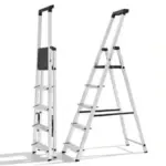 OLIXIS 5-Step Folding Ladder for $60 – Supports up to 330lbs