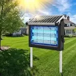 OnBeam 4500V Solar Bug Zapper with 10W Solar Panel for $39.89