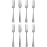 Oneida Zinc Everyday Flatware Set of 8 Dinner Forks for $4.99