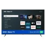 Onn. 70-Inch 4K UHD HDR Roku Smart LED TV for $278.00