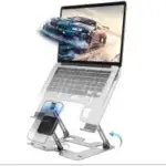Ooycyoo Alloy Steel Laptop Stand with Built-in Phone Stand for $14.99