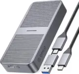 ORICO 40Gbps NVMe SSD Enclosure – M.2 to USB-C Adapter, $47.99