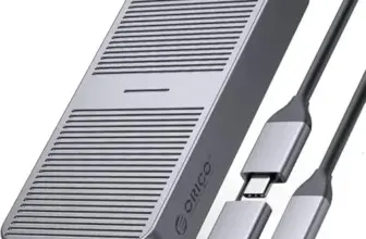 ORICO 40Gbps NVMe SSD Enclosure – M.2 to USB-C Adapter, $47.99