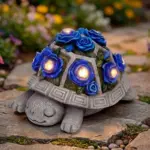 Outdoor Solar Turtle Statue with LED Lights for $12.49