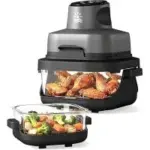 Oylus 4-in-1 1500W Portable Glass Air Fryer for $53.99