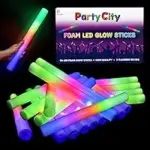 Party City 96-Pack LED Foam Glow Sticks for $27.96