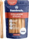 5-Pack Pawstruck 12″ Natural Large Beef Collagen Sticks for Dogs – Now $10