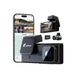 Pelsee 4K GPS WiFi Dash Camera with 1080p Rear and Inside Cameras for $54.99