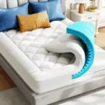 PERLECARE 4 Inch Queen Mattress Topper for $55.98