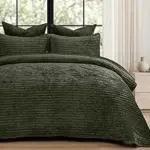 PHF Luxury Velvet Quilt Set King Size for $33.19