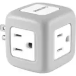 Philips 3-Outlet Surge Protector Cube Tap for $3.99