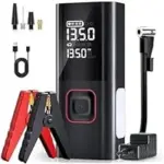 PIRAIL Jump Starter with Air Compressor for $30.99
