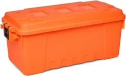 Plano Sportsman’s Trunk in Blaze Orange for $17.64