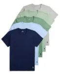 Polo Ralph Lauren Men’s Crewneck Undershirts 5-Pack for $47.70 at Macy’s