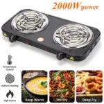 2000W Portable Electric Double Burner Hot Plate for $19.99