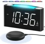PPLEE Vibrating Alarm Clock with Bed Shaker Now Only $14