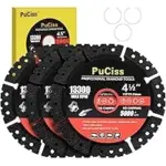 PuCiss 4.5-inch Diamond Multi-Purpose Saw Blade 3-Pack for $9.44