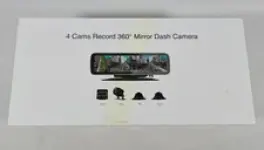 Rear View Mirror Dash Camera with Backup and Side Cameras for $181.49