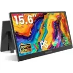 Rionhex 15.6″ 1080p HDR USB-C Portable Monitor for $44.99