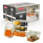 Rubbermaid Brilliance 12-Piece Food Storage Container Set in Sage Green for $15.99