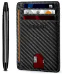 Runbox Slim Minimalist RFID Blocking Leather Wallet for $3.79
