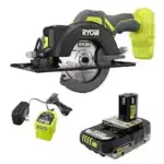RYOBI ONE+ 18V Circular Saw Kit with 2 Batteries for $89.00
