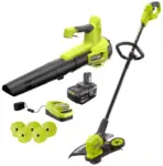 Ryobi One+ 18V Cordless Battery String Trimmer/Edger and Jet Fan Blower Combo Kit for $179 $179.00