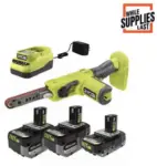 RYOBI ONE+ 18V Cordless File Sander Kit with (2) 4.0 Ah Batteries for $240.50