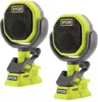 RYOBI ONE+ 18V Cordless VERSA Clamp Speaker 2-Pack for $54.79