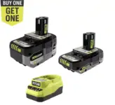 Ryobi One+ 18V Lithium-Ion Starter Kit for $99 – Save $30 $99.00