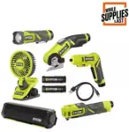 RYOBI USB Lithium-Ion Cordless 6-Tool Combo Kit for $99.50