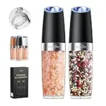 Sangcon Gravity Electric Salt and Pepper Grinder Set for $6.99