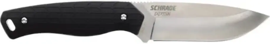 Schrade Exertion DP Fixed Blade Knife – 4″ Drop Point for $14.99
