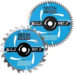 Seesii 7-1/4″ Circular Saw Blade 24T & 60T Combo for $13.49