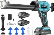 SEESII Cordless Caulking Gun with Two 2.0Ah Batteries for $30