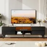 Sesslife TV Stand for 70-Inch TVs with RGB LED Lights – Now $69.99
