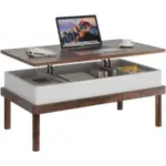 Shintenchi Lift-Top Coffee Table in Walnut for $52