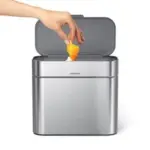 simplehuman Compost Caddy in Silver for $20.99