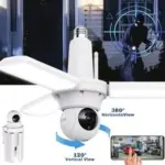 2-in-1 Smart Security Camera with E27 LED Garage Light for $17.99