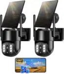 Wireless Outdoor Solar Security Cameras Now $37.99