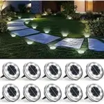 10-Pack Solpex Solar Ground Lights for $13.18 – Waterproof and Automatic