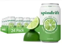 24-Pack Spindrift Sparkling Water with Lime Flavor for $10.76 $11