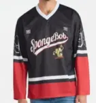 SpongeBob SquarePants Men’s Graphic Long Sleeve Hockey Jersey for $7.06