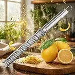 Stainless Steel 3-in-1 Zester with Dual Blades for $1.92