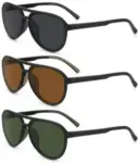 3-Pack STORYCOAST Men’s Polarized Aviator Sunglasses for $4.99