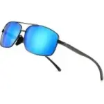 Sungait UV400 Ultra Lightweight Rectangular Polarized Sunglasses for $6.79