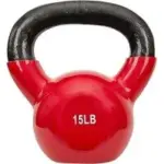 Sunny Health & Fitness 15lbs Vinyl Coated Kettlebell for $17.99