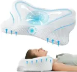 Sweetcrispy Cervical Ergonomic Memory Foam Pillow for $15